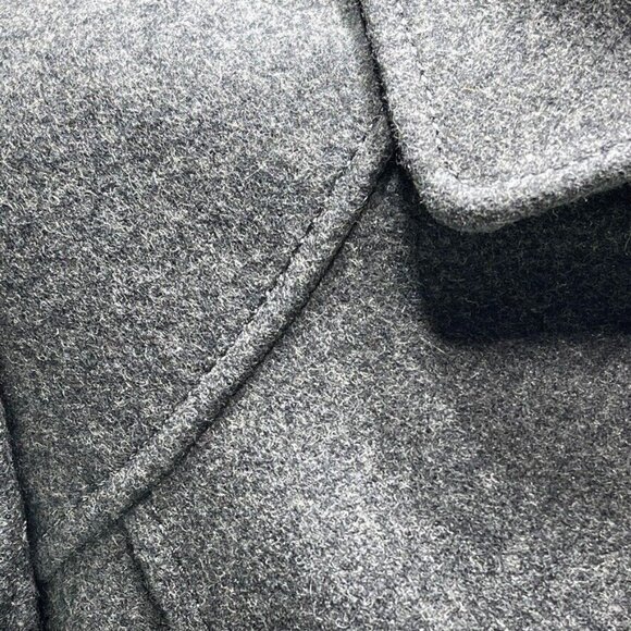 Kenneth Cole Reaction Womens Gray Wool Blend Coat Size 8 Dry Clean Only - Picture 10 of 16